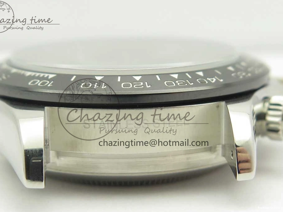 0107 Daytona 116500 JHF Best Edition Ceramic Bezel White Dial Black Red on SS Bracelet A Elegant 3266